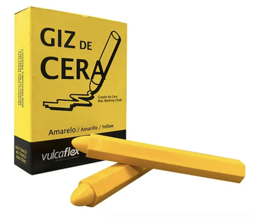 Crayones tizas color amarillo o blanco